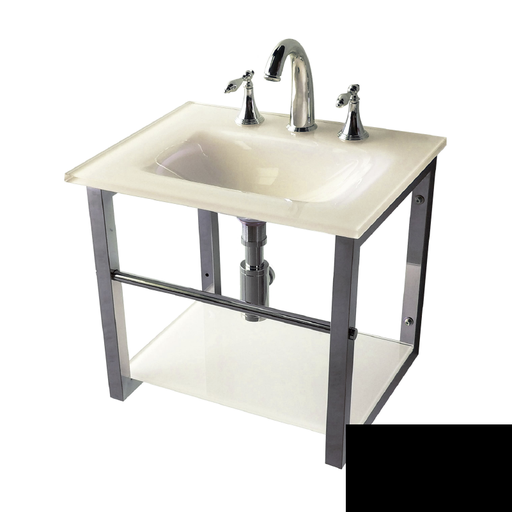 [19840] Vanitory Colgante 50cm Troms 3 Agujeros Vidrio Beige