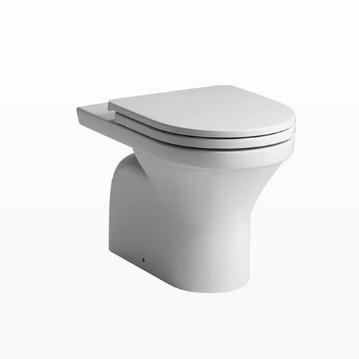 [20389] Inodoro Corto Ferrum Línea Varese Blanco IJCMJ