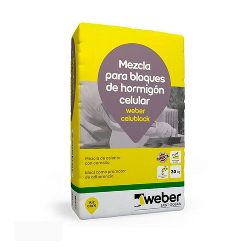 [2186] Revoque Weber Celublock Gris (Bolsa 30kg) 90-2780